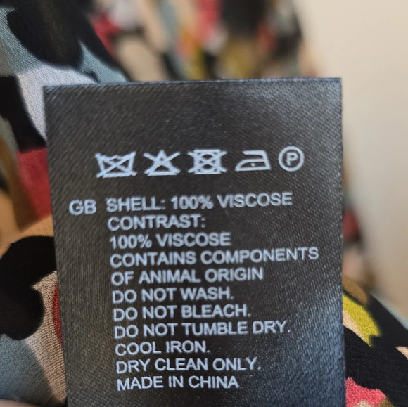 REISS, New, Ally Ditsy Floral Printed Chiffon Blouson Blouse Top, US Size 4 - Picture 12 of 13